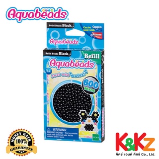 Aquabeads Black Solid Bead Pack (ชุดรีฟิล)/ ลูกปัดสเปรย์น้ำ อควาบีท เม็ดบีดสีดำ แพคเติม