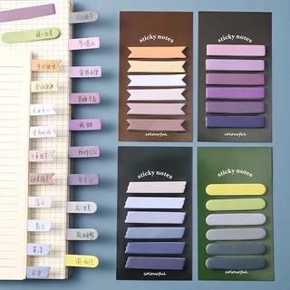 กระดาษโน๊ต แถบสี 4 แบบ คั่น หนังสือ สมุด สวยมาก กระดาษโน้ต เครื่องเขียน โพสคั่น index