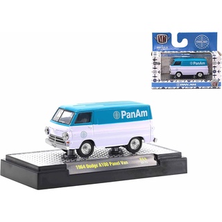 M2 Machines 1/64 Auto-Shows Pan Am 1964 Dodge A100 Panel Van R69 21-73