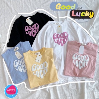 เสื้อยืดโอเวอร์ไซส์ สกรีนลาย Good