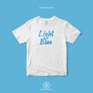 เสื้อยืด พิมพ์ลาย Light Blue (TS00120) #SOdAtee #SOdAPrintinG