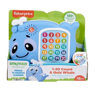 Fisher-Price® Linkimals™ 1-20 Count &amp; Quiz Whale. Product รุ่นHFT74