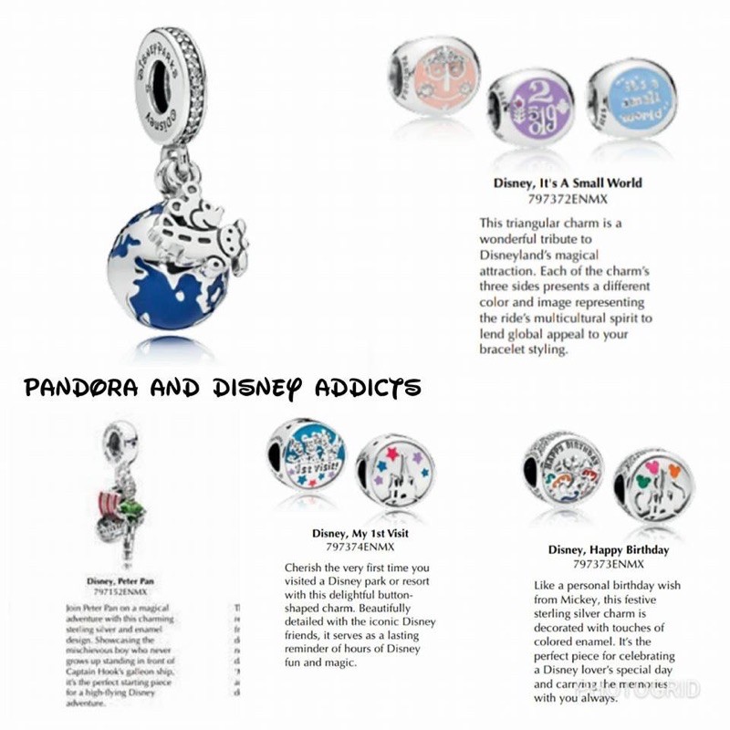 pandora small world charm