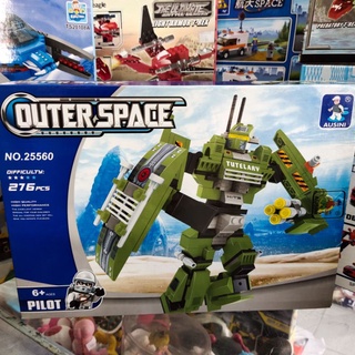 เลโก้  รถ หุ่นยนต์  Lego  Outer Space No.25560 ต่อง่าย มีคู่มือให้ สริมทักษะและพัฒนาการ