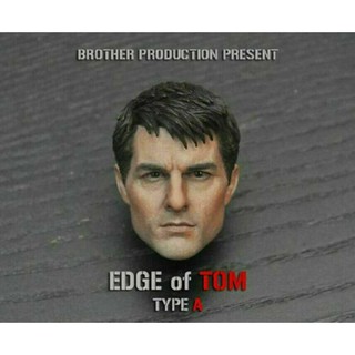 a tom cruise 1/6 male head sculpt โมเดลตุ๊กตาแกะสลัก 12 ของเล่นสําหรับเด็ก