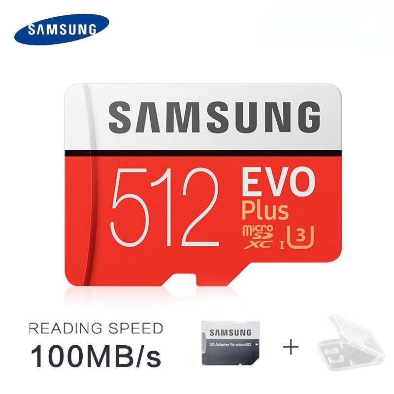SAMSUNG Memory Card Micro SD32GB 64GB 128GB 256GB 512G SDHC SDXC  EVO+PLUS Class 10 C10 UHS TF SD