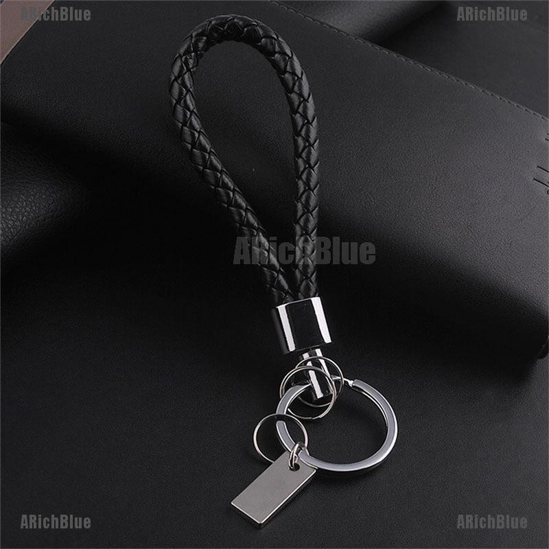 ARichBlue New Fashion Men Leather Key Chain Ring Keyfob Car Keyring Keychain Gift arichsing.th