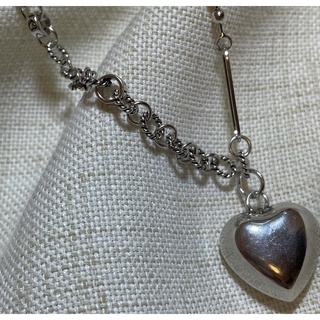 สร้อยสไตล์เกาหลี  Heart Chain Necklace