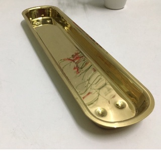 Brass byfa ถาดน้ำชายาว ถาดปั้มยาว ถาดน้ำชาไห้วเจ้า