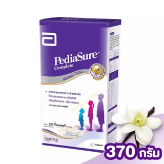 pediasure พีเดียชัวร์ คอมพลีท กลิ่นวานิลลา 370 กรัม (แบ่งขาย เป็นซอง)