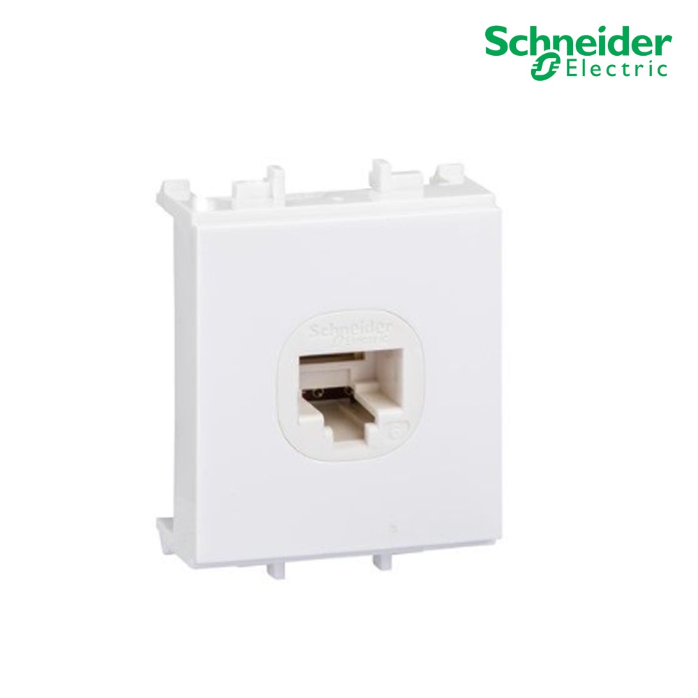 Schneider Electric | F50RJ8M6_WE | เต้ารับคอมพิวเตอร์ Cat6 ขนาด 1.5 ช่อง รุ่น S-Flexi เอส-เฟล็กซี่ ส