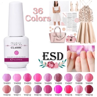 สีทาเล็บเจล  Garear สี Magenta Series 8 ml สีทาเล็บเจล Hong Kong ได้รับมาตราฐาน SGS/MSDS ส่งฟรี + เก็บปลายทาง