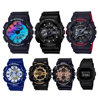 [โค้ด 1015DKAW ลด 300] G-SHOCK รุ่น GA-110-1B/GA-110HR pของแท้ประกัน cmg 1 ปี