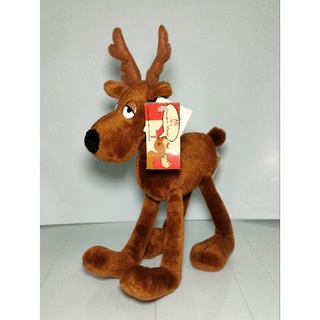 ุตุ๊กตากวางมูส Creature Comforts Toys Canadian Moose "on The Loose" Poseable Plush Toy RARE