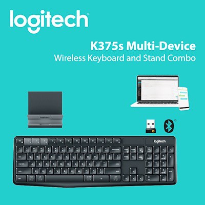 LOGITECH KEYBOARD K375S-MULIT-DEVICE-WIRELESS-KEYBOARD