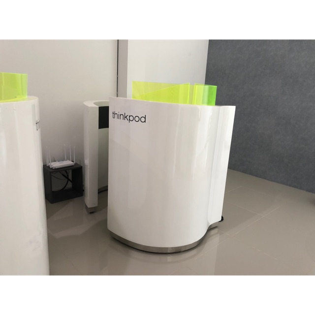 โต๊ะทำงาน Thinkpod พร้อมเก้าอี้ มือสอง นัดรับนะคะ