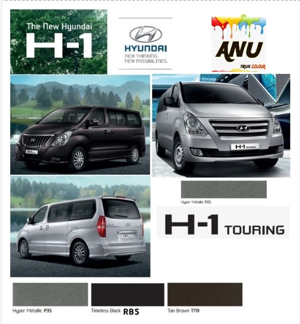 Spray ANU -I สีสเปรย์ พ่นรถยนต์ (กี่งเงา) HYUNDAI H-1 (1 กระป๋อง) - รูปที่ 3