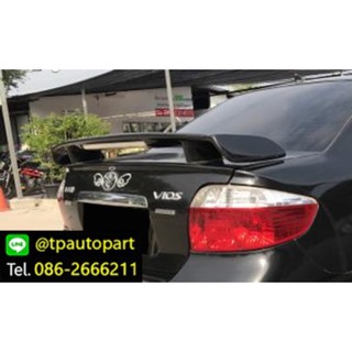 ชุดเเต่งรถ ชุดเเต่งรถยนต์ สปอยเลอร์ฝาท้าย Toyota Vios 2003 - 2006 TRDD จาก Tp-Autopart