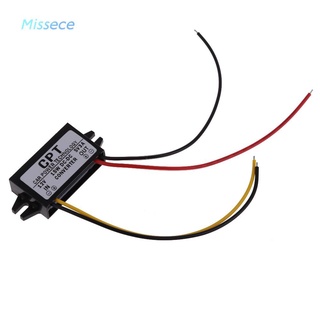 Missece Dc To Dc อุปกรณ์ควบคุมแปลงพาวเวอร์ซัพพลาย 12V To 5V 3A 15W สําหรับรถยนต์ Ist9