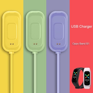 อะแดปเตอร์ที่ชาร์จ USB สีมาการอง สําหรับ Oppo Band B1 Smart Watch 20 ซม.