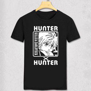 เสื้อยืดอินเทรนด์ผู้ชายอินเทรนด์ผู้หญิง2020 Hunter X Hunter T Shirt Kurapika T Shirt Fashion Killua Zoldyck Shirt anime