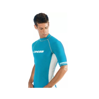 CRESSI RASH GUARD MAN BLUE S/2 ชุดดำน้ำ ว่ายน้ำผู้ชาย