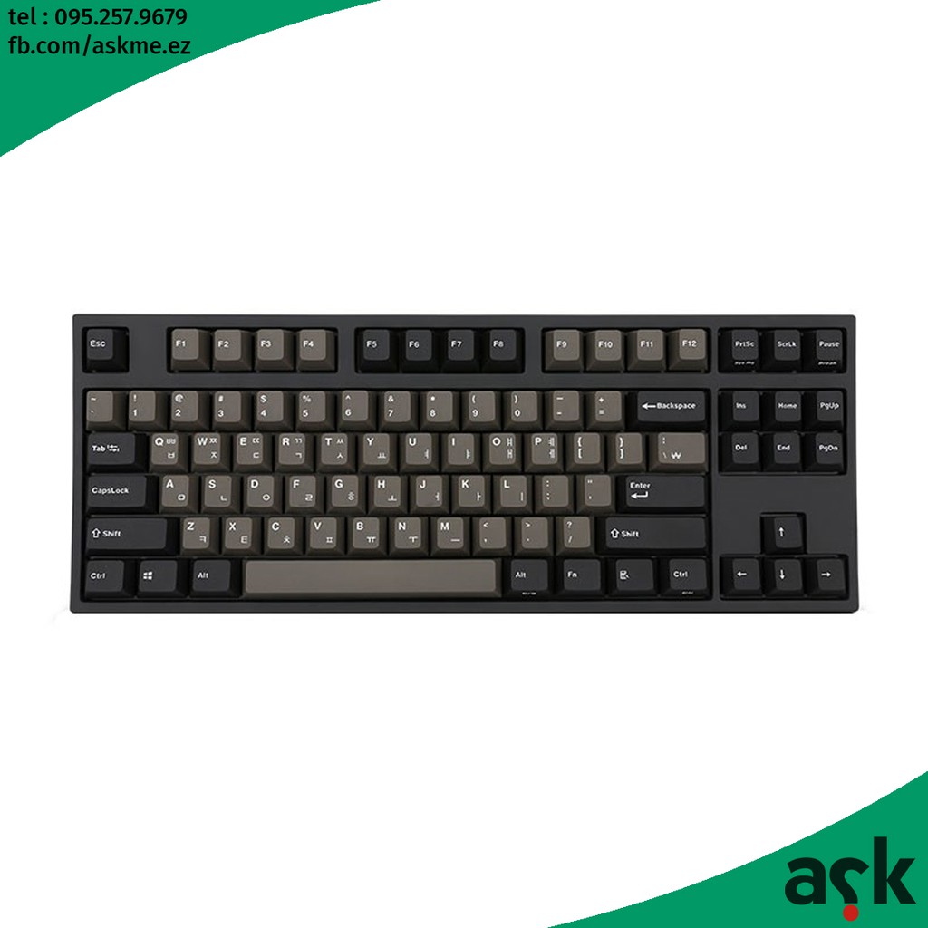 LEOPOLD FC750R - Graphite White font (US) ประกันศูนย์ไทย 1ปี