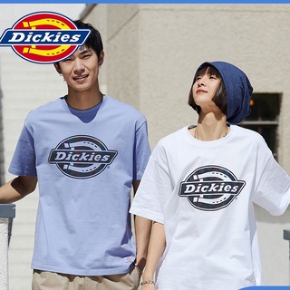 [Same Style] เสื้อยืดแขนสั้น ผ้าฝ้ายแท้ พิมพ์ลายโลโก้ Dickies สีสันสดใส แฟชั่นฤดูใบไม้ผลิ และฤดูร้อน สําหรับผู้ชาย และผู้หญิง 10220