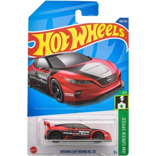 รถเหล็ก HOTWHEELS ของแท้ Nissan Leaf Nismo RC_02 (Red) (HW2022_#100)