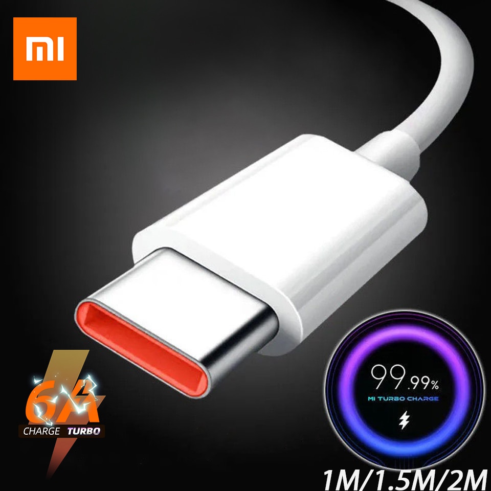 Original Type C Xiaomi Cable Charger Turbo Fast Charge For Poco M3 X3