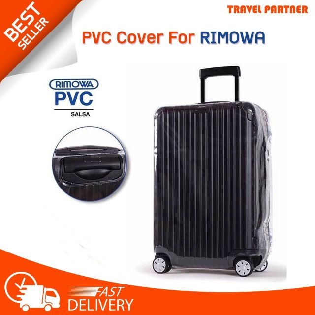 TRAVEL PARTNER   พลาสติกใสคลุม เฉพาะแบรนด์ RIMOWA  รุ่น  SALSA E-tag with Grey Zipper