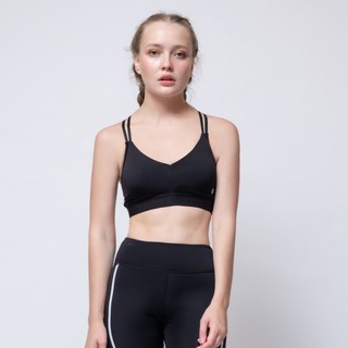 TA ACTIVE TA DOUBLE STRAPPY CROP เสื้อสปอร์บรา ทรงคอวีลึก ใส่ออกกำลังกาย