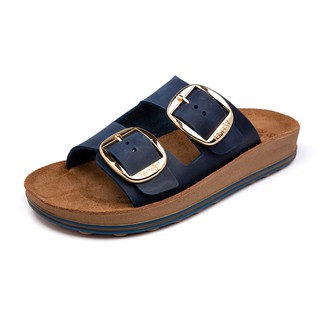 Fantasy Sandals รองเท้าแตะ หนังแท้ พื้นยืดหยุ่น น้ำหนักเบา Unisex รุ่น Despoina Blue