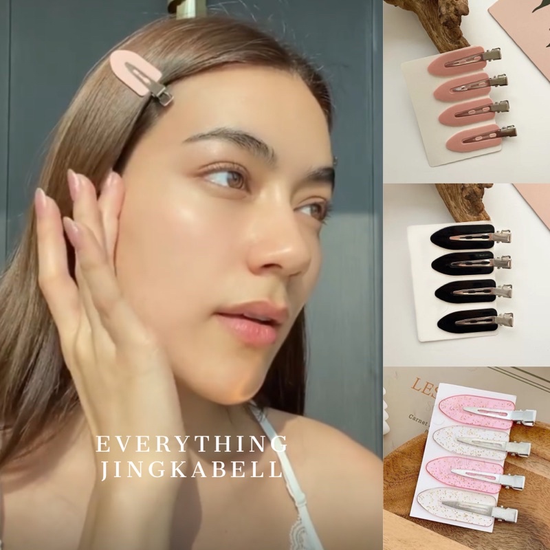 🔥พร้อมส่ง🔥 กิ๊บติดผมแต่งหน้า กิ๊บเตารีด【ไม่กินผม ไม่ทิ้งรอย】