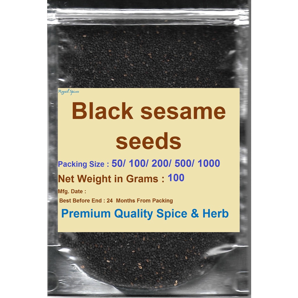 งาดำ Black Sesame Seeds 100 กรัม