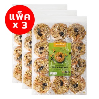 [แพ็ค x 3] ทองอำไพ ข้าวแต๋น หน้าธัญพืช (180 กรัม) Rice Cracker with Grains and Nuts Topping (180 g)