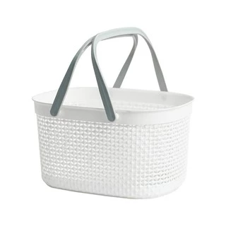 Goody Home ตะกร้า ทรงสี่เหลี่ยม แบบมีหูหิ้ว ไม่มีฝาปิด ใส่ของอเนกประสงค์