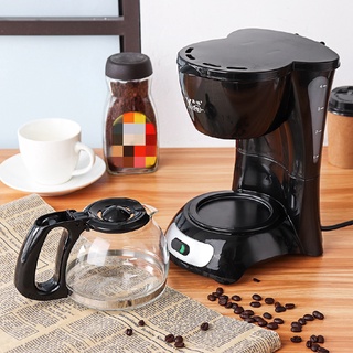 เครื่องชงกาแฟไฟฟ้าอัตโนมัติ มีฉนวนกันความร้อน ขนาดเล็ก 220V สไตล์อเมริกัน