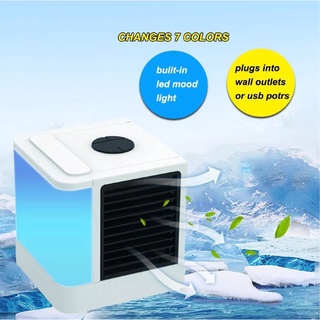 Personal Space Air Cooler Portable Conditioner Mini USB Evaporative Desk Fan Quick amp; Easy to Cool Device Home Office