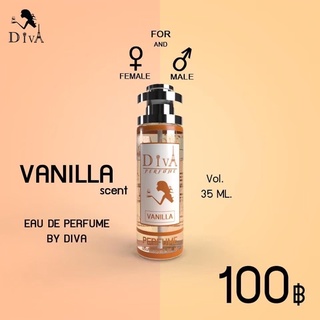 กลิ่น วนิลา VANILLA ‼️ติดทน 8-12 ชม. ‼️ขนาด 35ML.   ✅สินค้ามีปัญหาเคลมได้