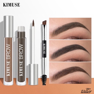 ✅ Kimuse คิ้วเจลครีมดินสอคิ้วเฮนน่าสักดินสอเขียนคิ้วกันน้ำด้วยแปรงรอยเปื้อนหลักฐานเครื่องสำอางคิ้ว Enhancer แต่งหน้า