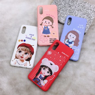 SAMSUNG A02/A02S/A12/A15 OPPO RENO 5 VIVO Y2/17 Y20/Y31 REDMI9A REALMEC12เคส TPU ด้านในซัพกำมะหยี่ เคสการ์ตูน เคสน่ารัก