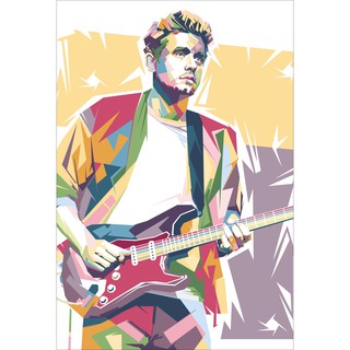 โปสเตอร์ JohnMayer จอห์นเมเยอร์ Country Music Poster ภาพถ่าย รูปภาพติดห้อง ตกแต่งผนัง โปสเตอร์วงดนตรี โปสเตอร์ติดผนัง