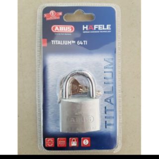 HAFELE Abus กุญแจ TITALIUM รุ่น 64TI/40 ขนาด 40 มม. 482.01.824 #1406805