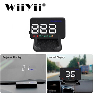 Wiiyii A5 hud ใหม่ล่าสุด เครื่องวัดความเร็ว GPS แสดงผล KM/h MPH สําหรับรถยนต์ จักรยาน รถจักรยานยนต์