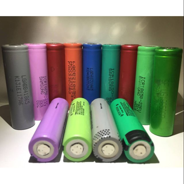 ถ่าน 18650 มือสอง แบรนด์แท้ทุกก้อน ตรวจวัดความจุทุกก้อน ชาร์จเต็ม 4.1+ ทุกก้อน