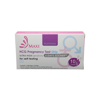  เหลือ 130.- โค้ด INC2LFZ7  ชุดทดสอบการตั้งครรภ์ Maxi Early Result Pregnancy Test