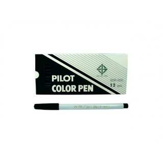 ปากกาหัวสักหลาดสีดำ Pilot รุ่น SDR200 1 กล่อง/ 12 ด้าม