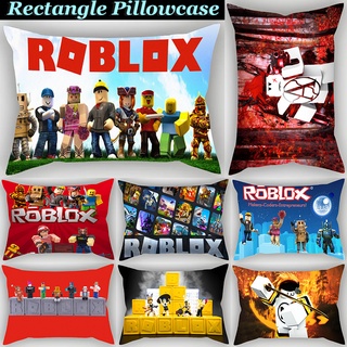 ปลอกหมอนอิงโซฟา ทรงสี่เหลี่ยมผืนผ้า พิมพ์ลาย Roblox ผู้เล่นหลายคน เกมออนไลน์ หลายคน สําหรับตกแต่งบ้าน (ไม่มีแกน)