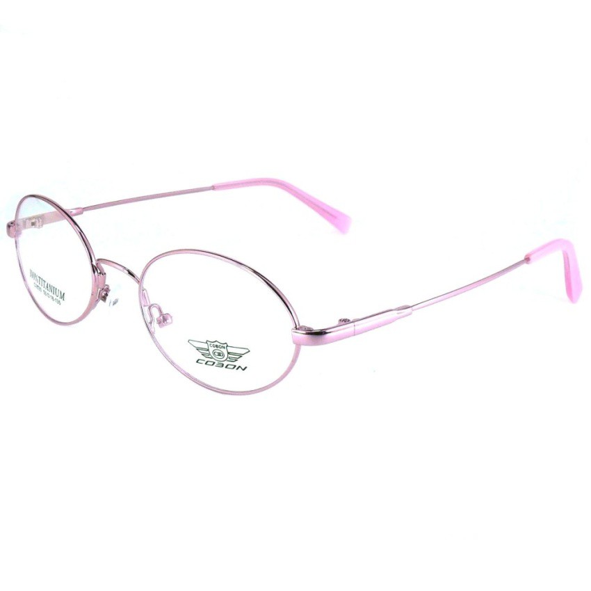 COBON แว่นตา รุ่น C-9030 สีชมพู กรอบเต็ม (TITANIUM 100%)